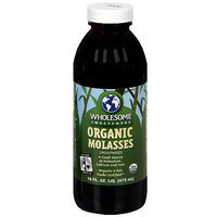 Wholesome Sweeteners Organic Molasses, 16 oz (Pack of 12)