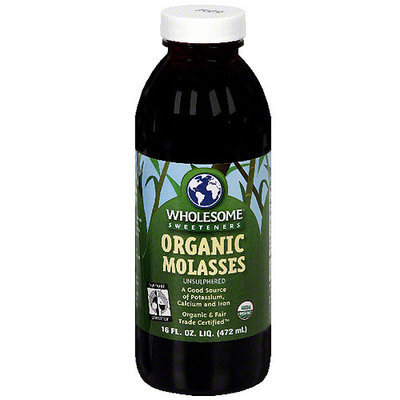 Wholesome Sweeteners Organic Molasses, 16 oz (Pack of 12)