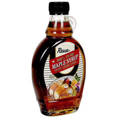 Reese: Syrup 100% Pure Maple 8 Oz, 12 Pk, (Pack of 12)