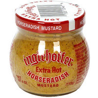 Inglehoffer Extra Hot Horseradish Mustard, 4 oz (Pack of 12)