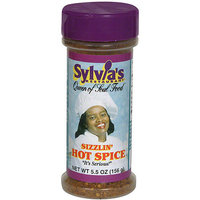 Sylvia's Restaurant Sizzlin' Hot Spice, 5.5 oz (Pack of 12)