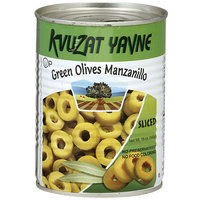 Bellview Kvuzat Yavne Green Manzanillo Sliced Olives, 19 oz (Pack of 12)
