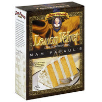 Mam Papaul's Lemon Velvet Cake & Frosting Mix, 26.66 oz (Pack of 6)