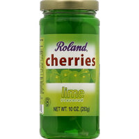 Roland Lime Cherries, 10 oz (Pack of 6)