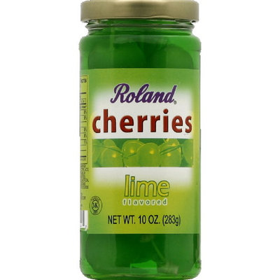 Roland Lime Cherries, 10 oz (Pack of 6)