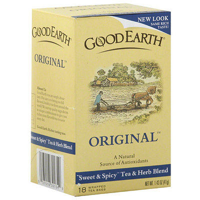 Good Earth Original Sweet & Spicy Tea & Herb Blend, 1.43 oz, (Pack of 6)