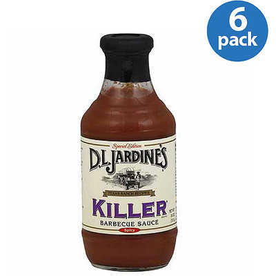Jardines D.L. Jardine's Killer Spicy Barbecue Sauce, 18 oz, (Pack of 6)