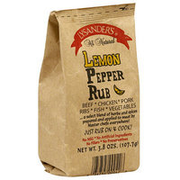 Lysander's Lemon Pepper Meat Rub, 3.8 oz, (Pack of 6)
