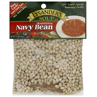 Lysander's Traditional Navy Bean Soup Mix, 11 oz (Pack of 6)