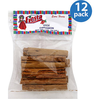 Bolner's Fiesta Brand Cinnamon Sticks, 1 oz, (Pack of 12)