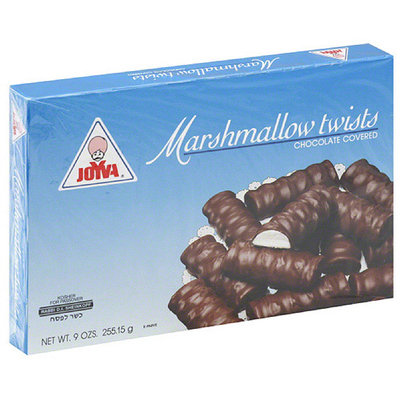Joyva Chocolate Covered Marshmallow Twists, 9 oz (Pack of 24)