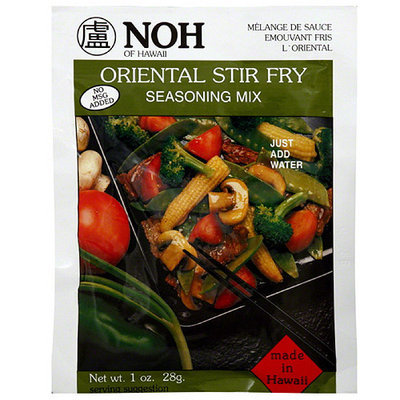 NOH of Hawaii Oriental Stir Fry Seasoning Mix, 1 oz, (Pack of 12)