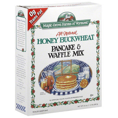Maple Grove Farms Honey Buckwheat Pancake & Waffle Mix, 24 oz, (Pack of 6)