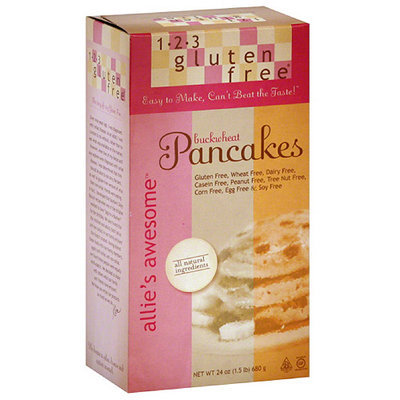 1-2-3 Gluten Free Allie's Awesome Buckwheat Pancake Mix, 24 oz (Pack of 6)