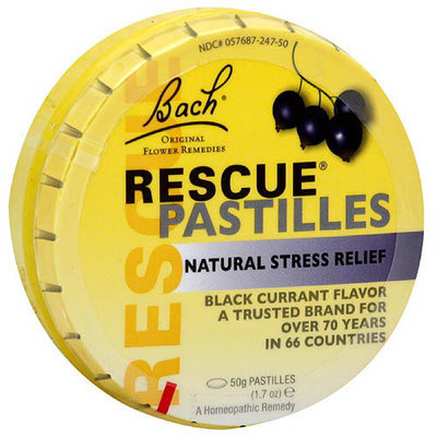Bach Black Currant Flavor Rescue Pastilles, 1.7 oz
