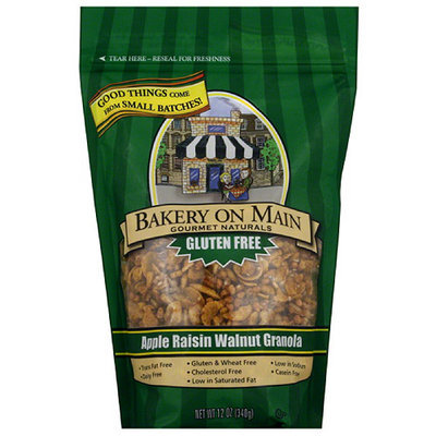 Bakery on Main Gourmet Naturals Gluten Free Apple Raisin Walnut Granola, 12 oz, (Pack of 6)