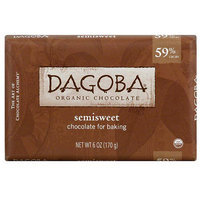Dagoba Semisweet Baking Chocolate, 6 oz, (Pack of 10)
