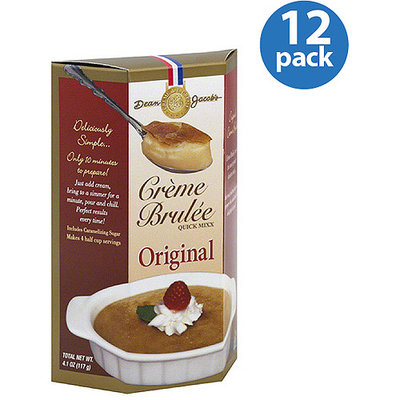 Dean Jacob's Original Creme Brulee Quick Mixx, 4.1 oz, (Pack of 12)