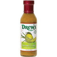 Drew's Thai Sesame Lime Quick Marinade Dressing, 12 fl oz, (Pack of 6)