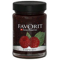 Favorit Swiss Raspberry Preserves, 12.3 oz (Pack of 6)