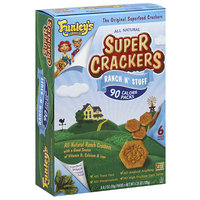 Funley's Delicious All Natural Ranch N' Stuff Super Crackers, 0.7 oz, 6 count, (Pack of 6)