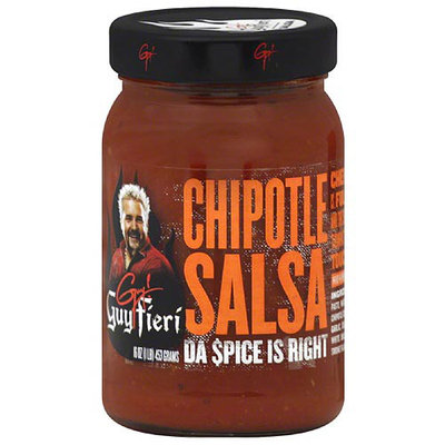 Guy Fieri Medium Chipotle Salsa, 16 oz, (Pack of 6)