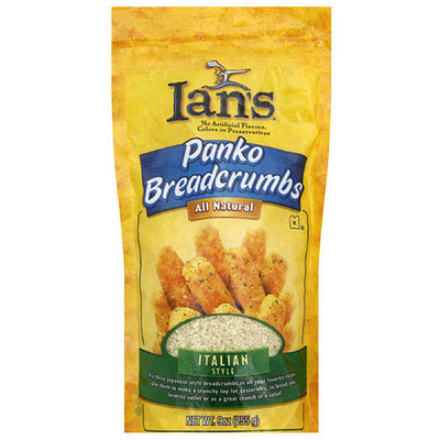 Ian's Panko Italian Style Breadcrumbs, 9 oz, (Pack of 12)