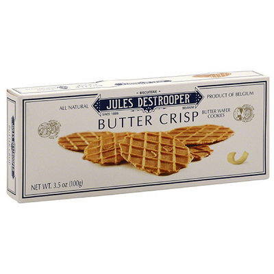 Jules Destrooper Butter Crisp Cookies, 3.5 oz (Pack of 12)