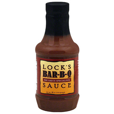 Lock's BBQ Sauce, 18 oz, (Pack of 12)