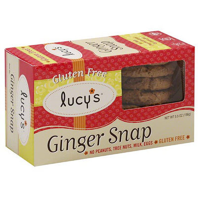 Lucy's Ginger Snap Cookies, 5.5 oz, (Pack of 8)