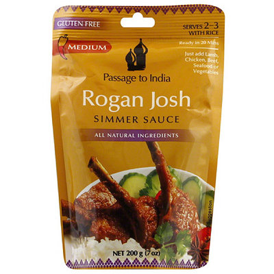 Passage to India Rogan Josh Simmer Sauce, 7 oz, (Pack of 6)