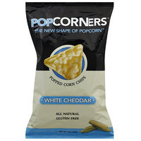 Popcorners White Cheddar Popped Corn Chips, 5 oz (Pack of 12)