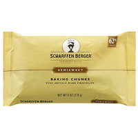 Scharffen Berger Semisweet Baking Chunks, 6 oz, (Pack of 10)