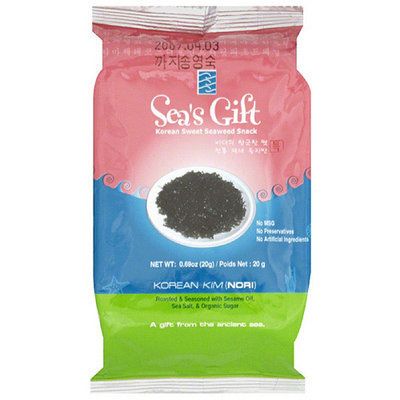 Sea's Gift Korean Kim Sweet Snack Seaweed, 0.69 oz, (Pack of 12)