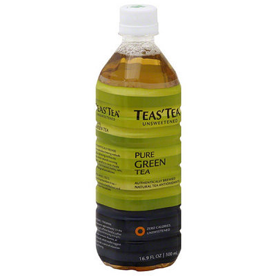 TEAS'TEA Pure Green Tea, 16.9 fl oz, (Pack of 12)