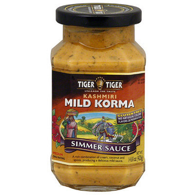 Tiger Tiger Kashmiri Mild Korma Sauce, 14.81 oz, (Pack of 6)