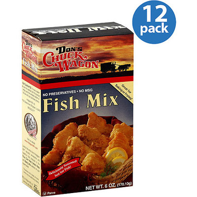 Don's Chuck Wagon Fish Mix, 6 oz, (Pack of 12)
