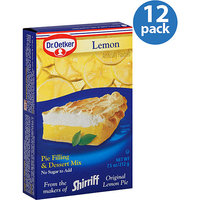 Dr. Oetker Lemon Pie Filling & Dessert Mix, 7.5 oz, (Pack of 12)