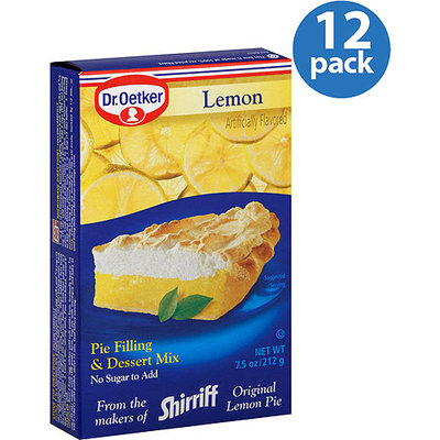 Dr. Oetker Lemon Pie Filling & Dessert Mix, 7.5 oz, (Pack of 12)