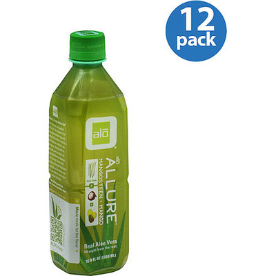 Aloe Beverage Alo Allure Mangosteen, 16.9FO (Pack of 12)