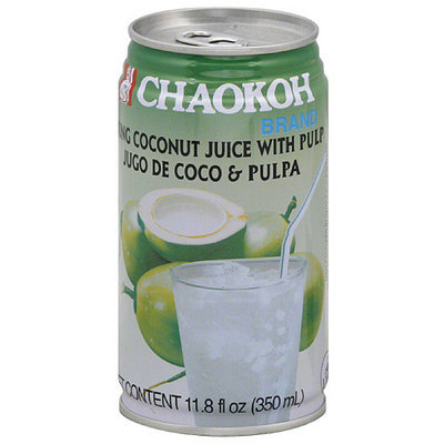Chaokah Chaokoh Brand Young Coconut Juice with Pulp, 11.8 oz (Pack of 24)