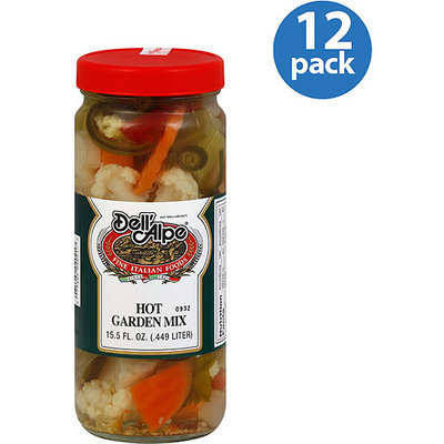 Dell Alpe Dell'Alpe Hot Garden Mix, 15.5 fl oz, (Pack of 12)