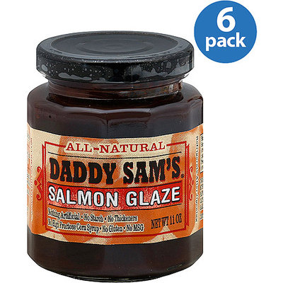 Daddy Sam's Salmon Glaze, 11 oz, (Pack of 6)