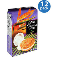 Dare Coconut Creme Cookies, 12.3 oz, (Pack of 12)