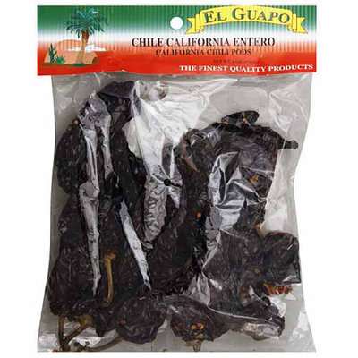 El Guapo California Chile Pods, 6 oz, (Pack of 12)