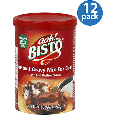 Bisto Instant Gravy Mix for Beef, 6 oz, (Pack of 12)