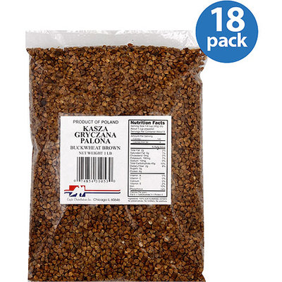 Eagle Distributors Inc. Brown Buckwheat, 16 oz, (Pack of 18)