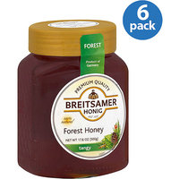 Breitsamer Honig Forest Honey, 17.6 oz, (Pack of 6)