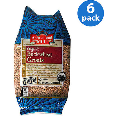 Arrowhead Mills Organic Buckwheat Groats, 24 oz (Pack of 6)
