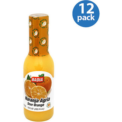 Badia Sour Orange Juice, 10 oz, (Pack of 12)